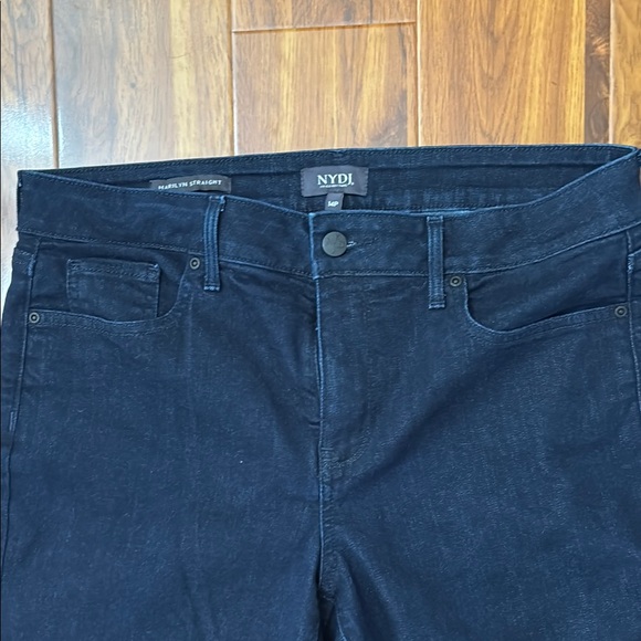 NYDJ Blue Straight Leg Jeans Classic Style - Picture 4 of 15
